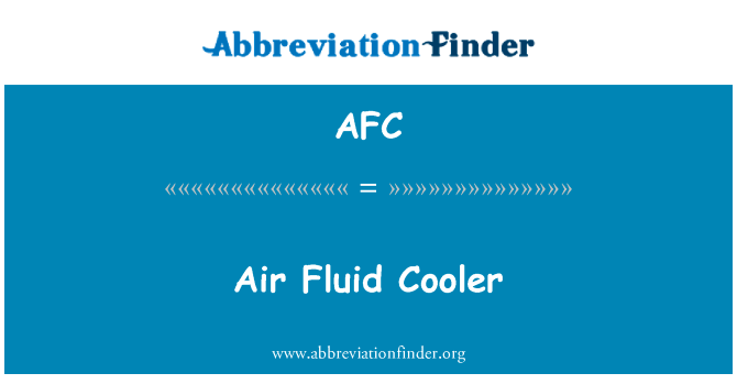 Air Fluid Cooler的定义
