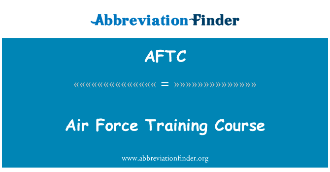 Air Force Training Course的定义