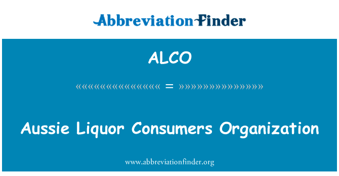 Aussie Liquor Consumers Organization的定义