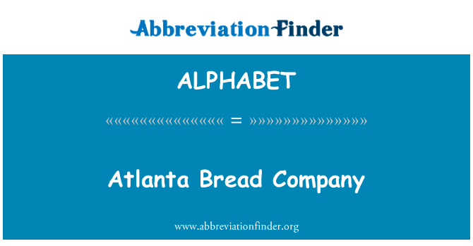 Atlanta Bread Company的定义
