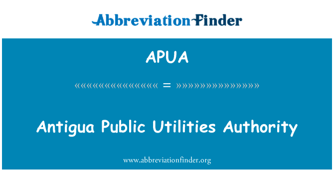 Antigua Public Utilities Authority的定义