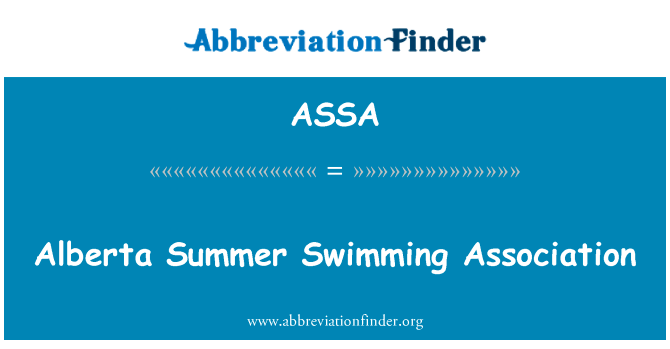 Alberta Summer Swimming Association的定义
