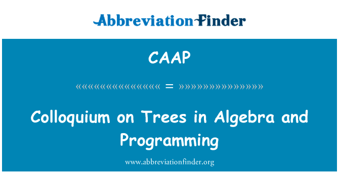 Colloquium on Trees in Algebra and Programming的定义