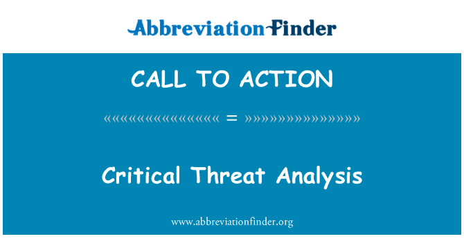 Critical Threat Analysis的定义