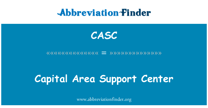 Capital Area Support Center的定义