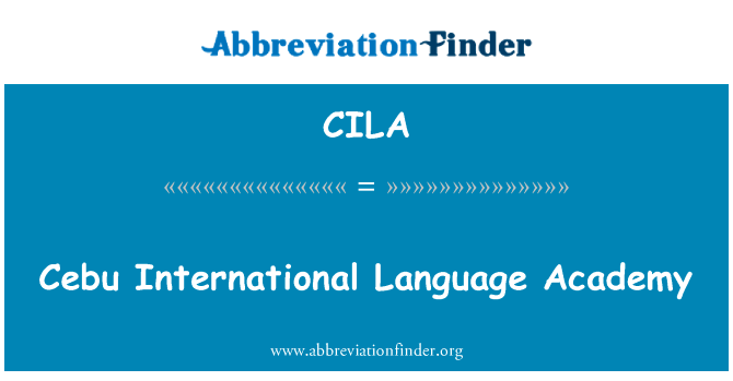 Cebu International Language Academy的定义