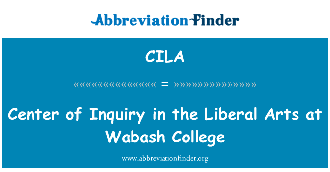 Center of Inquiry in the Liberal Arts at Wabash College的定义