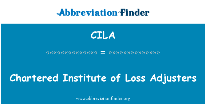 Chartered Institute of Loss Adjusters的定义