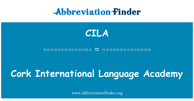Cork International Language Academy的定义