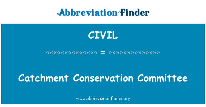 Catchment Conservation Committee的定义