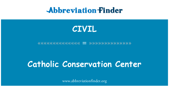 Catholic Conservation Center的定义