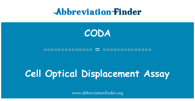 Cell Optical Displacement Assay的定义