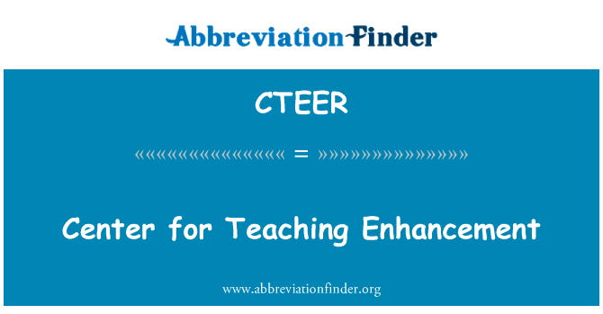 Center for Teaching Enhancement的定义