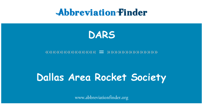 Dallas Area Rocket Society的定义