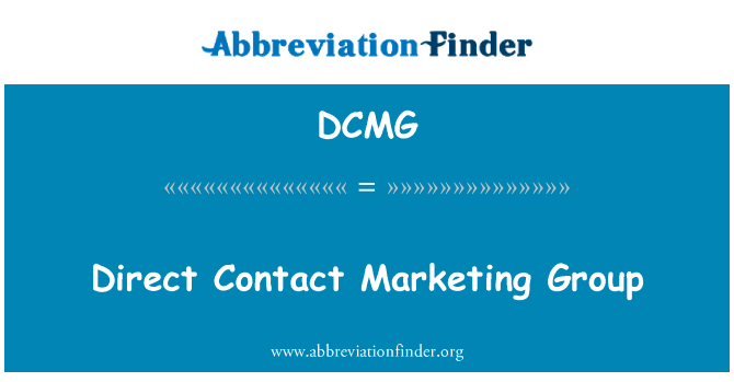 Direct Contact Marketing Group的定义