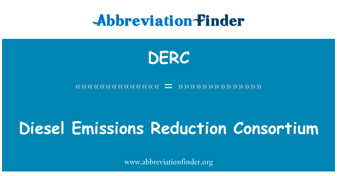 Diesel Emissions Reduction Consortium的定义