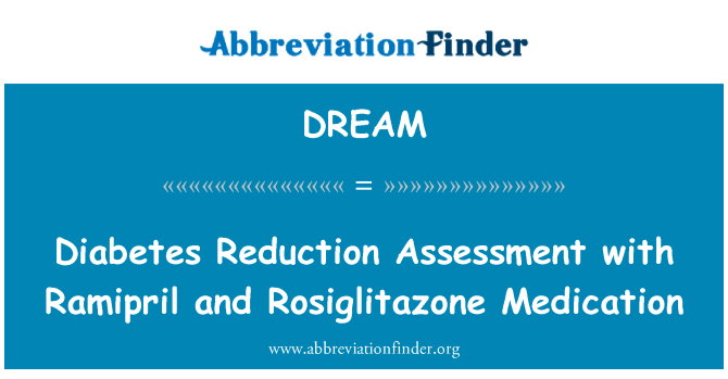 Diabetes Reduction Assessment with Ramipril and Rosiglitazone Medication的定义