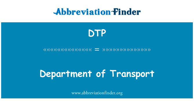 Department of Transport的定义