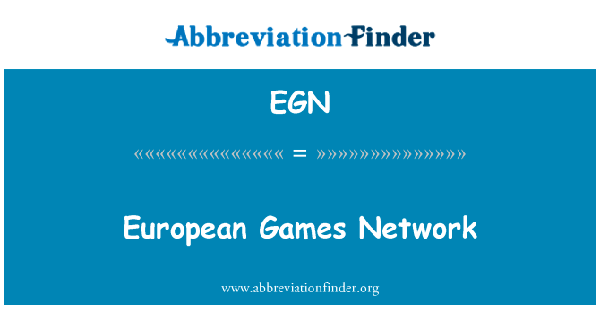 European Games Network的定义