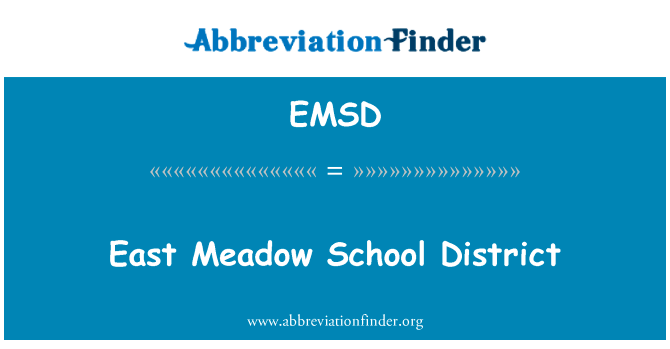 East Meadow School District的定义