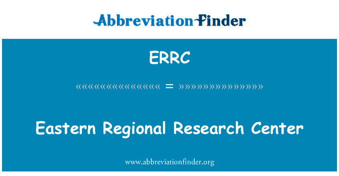 Eastern Regional Research Center的定义