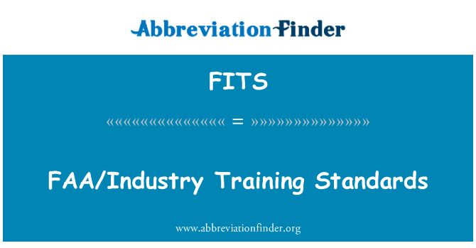 FAAIndustry Training Standards的定义