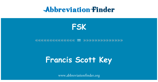 Francis Scott Key的定义