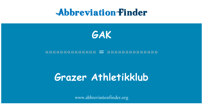 Grazer Athletikklub的定义