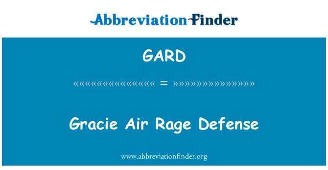Gracie Air Rage Defense的定义