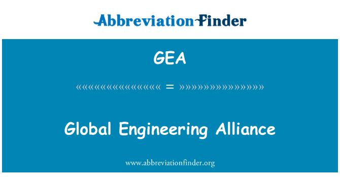 Global Engineering Alliance的定义