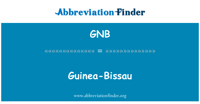Guinea-Bissau的定义
