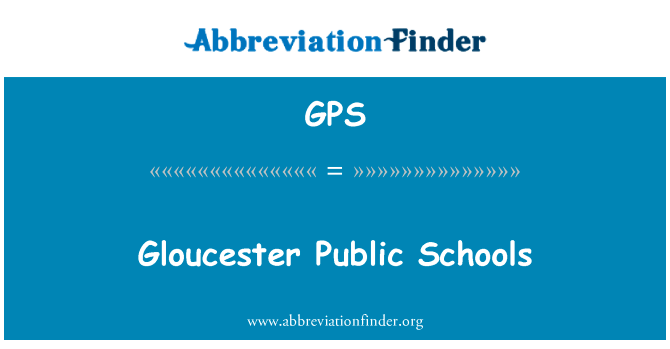 Gloucester Public Schools的定义