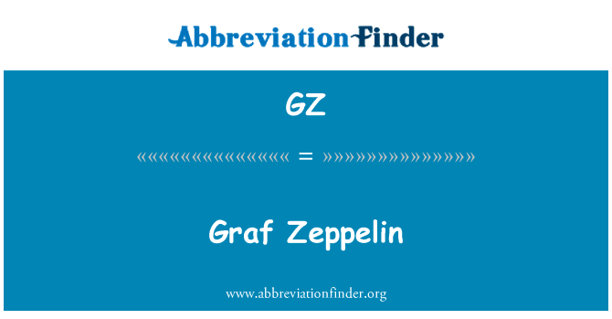 Graf Zeppelin的定义