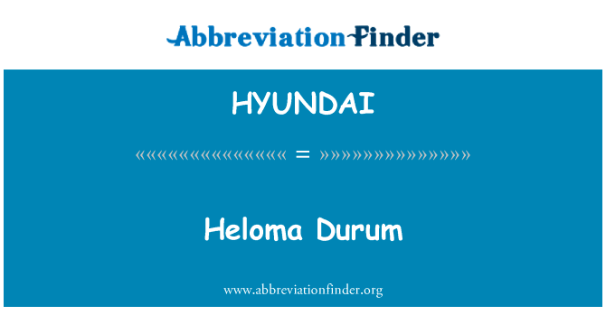 Heloma Durum的定义
