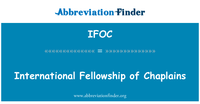 International Fellowship of Chaplains的定义