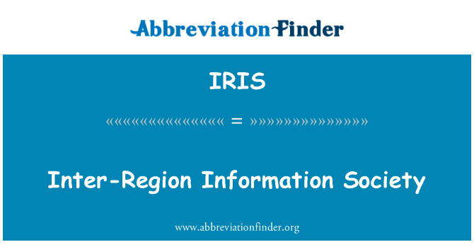 Inter-Region Information Society的定义