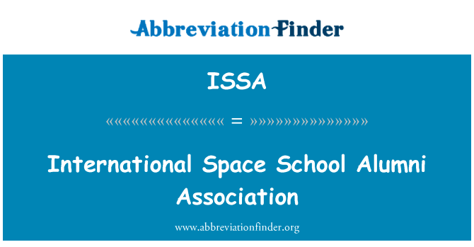 International Space School Alumni Association的定义