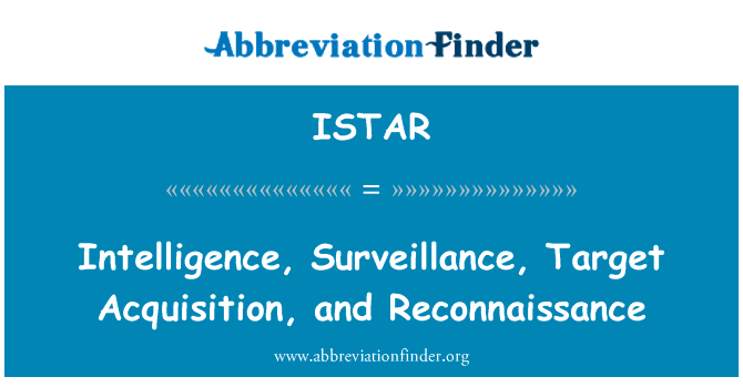 Intelligence, Surveillance, Target Acquisition, and Reconnaissance的定义