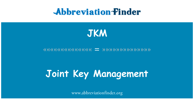 Joint Key Management的定义