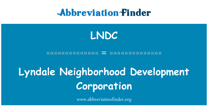 Lyndale Neighborhood Development Corporation的定义