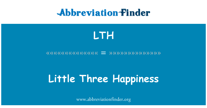 Little Three Happiness的定义