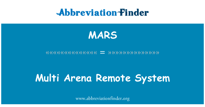 Multi Arena Remote System的定义