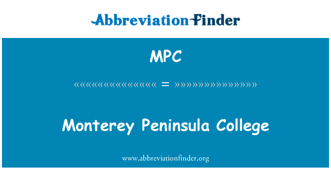 Monterey Peninsula College的定义