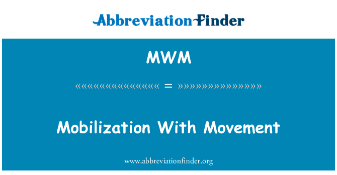 Mobilization With Movement的定义