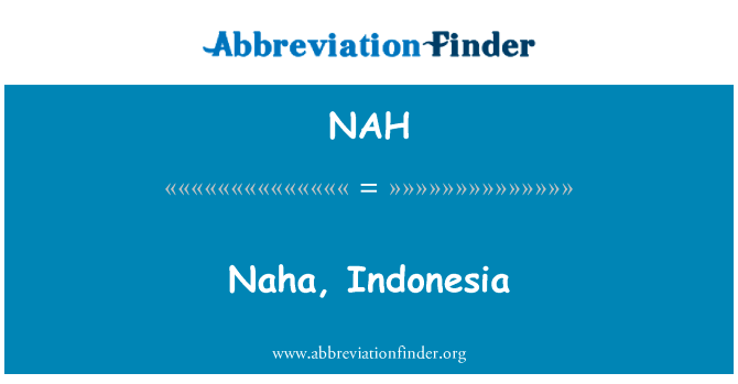 Naha, Indonesia的定义