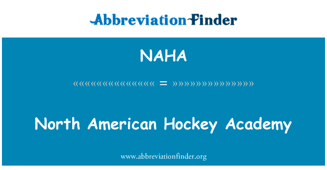 North American Hockey Academy的定义