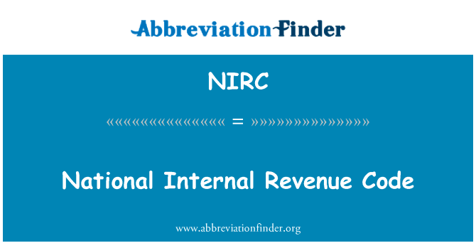 National Internal Revenue Code的定义