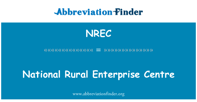National Rural Enterprise Centre的定义