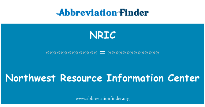 Northwest Resource Information Center的定义