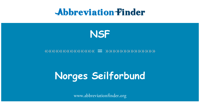 Norges Seilforbund的定义